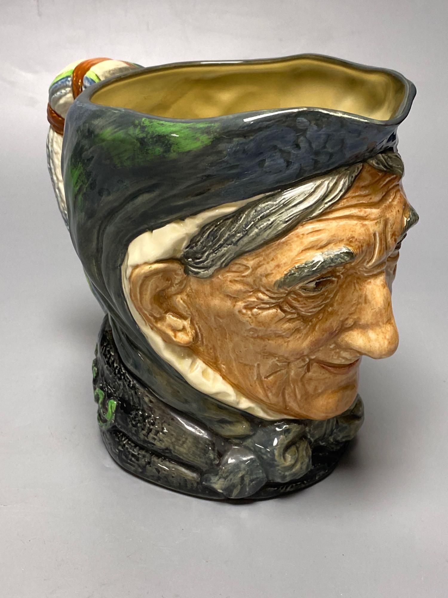 A Royal Doulton Toothless Granny character jug